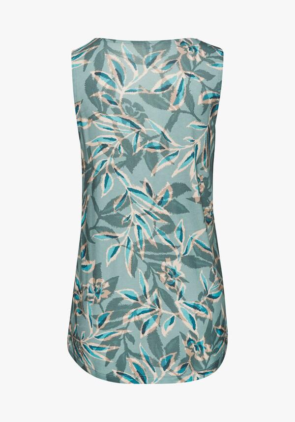 Patrizia Dini By Heine Tanktop Groen Bedrukt