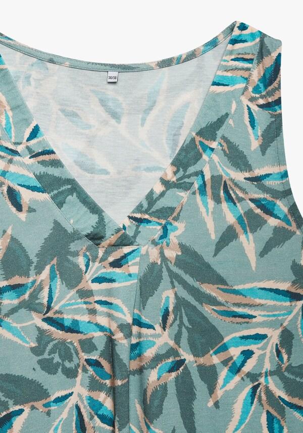 Patrizia Dini By Heine Tanktop Groen Bedrukt