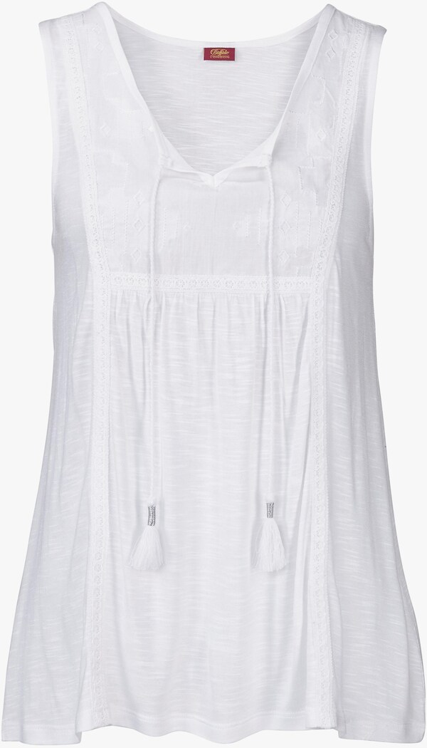 Patrizia Dini By Heine Tanktop Wit