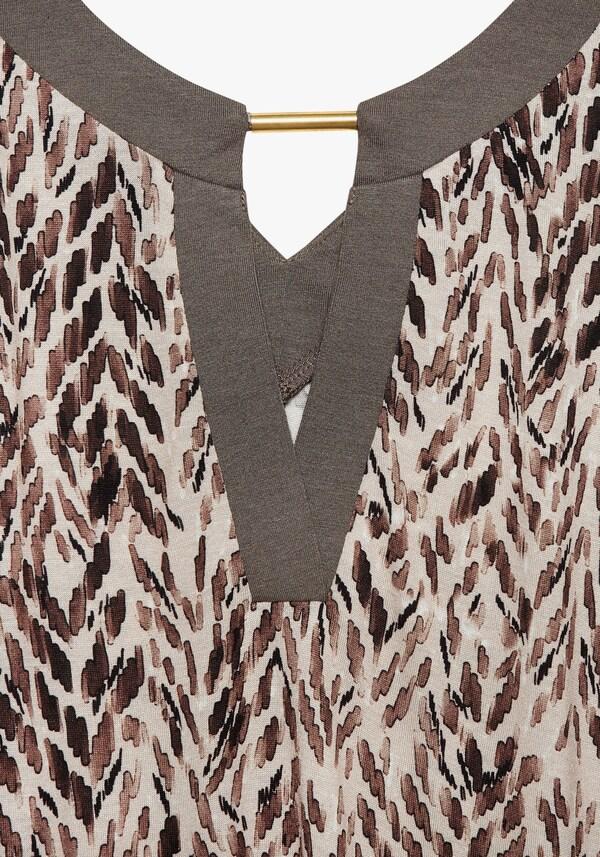 Patrizia Dini By Heine Top Bruin Bedrukt