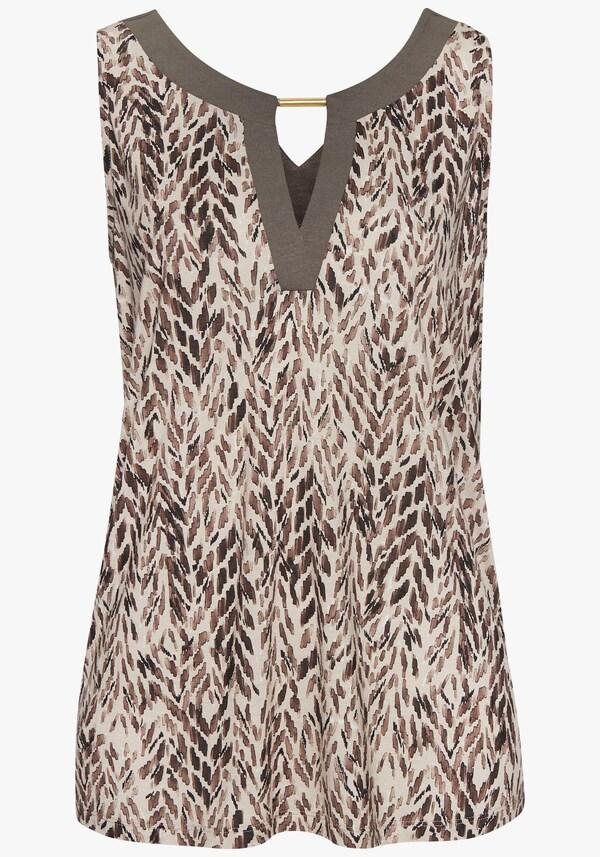 patrizia dini by heine Top bruin bedrukt