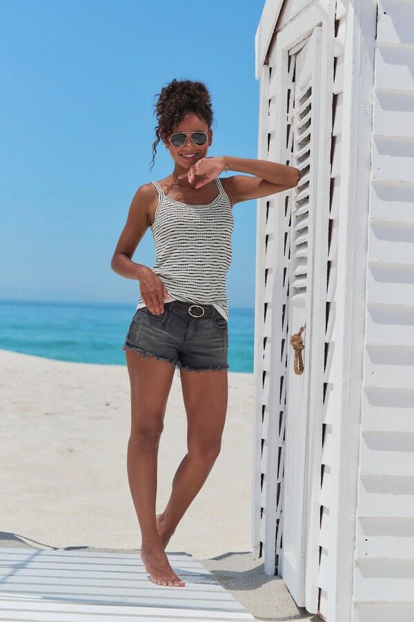 patrizia dini by heine Tricottop crème/zwart