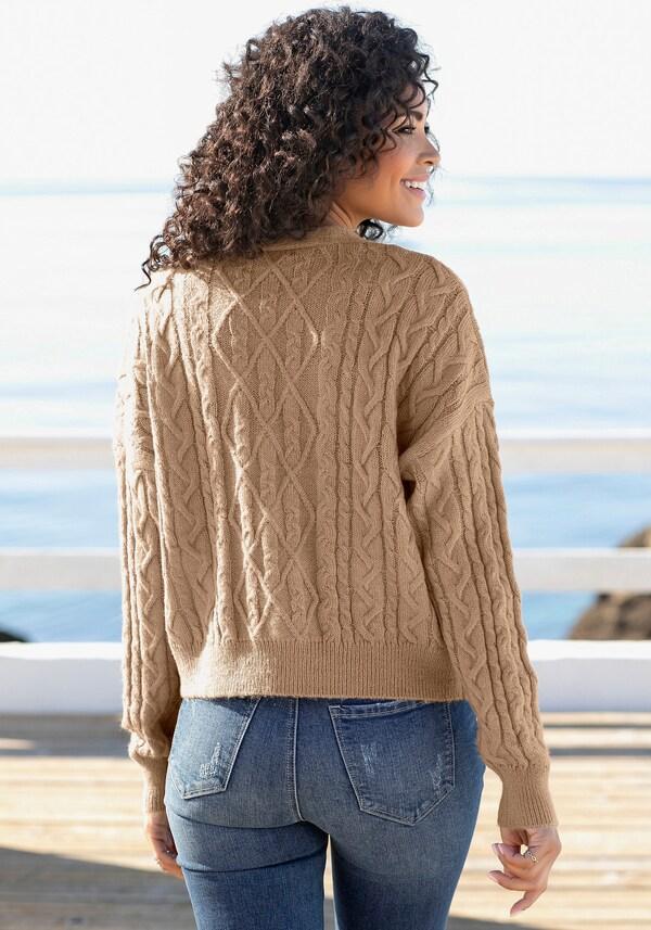 Patrizia Dini By Heine Vest Camelkleuren