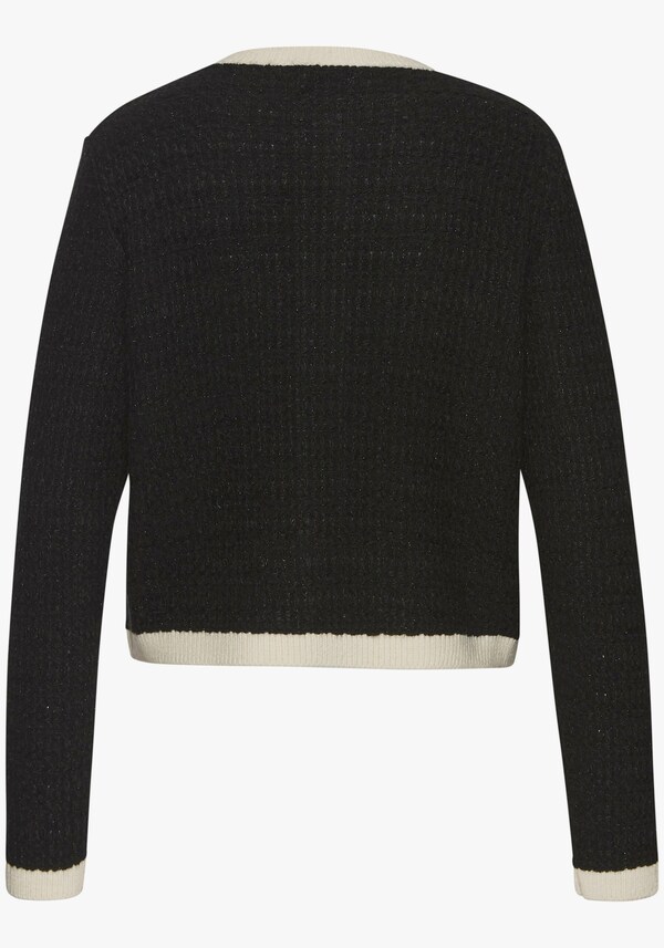 Patrizia Dini By Heine Vest Zwart/crème