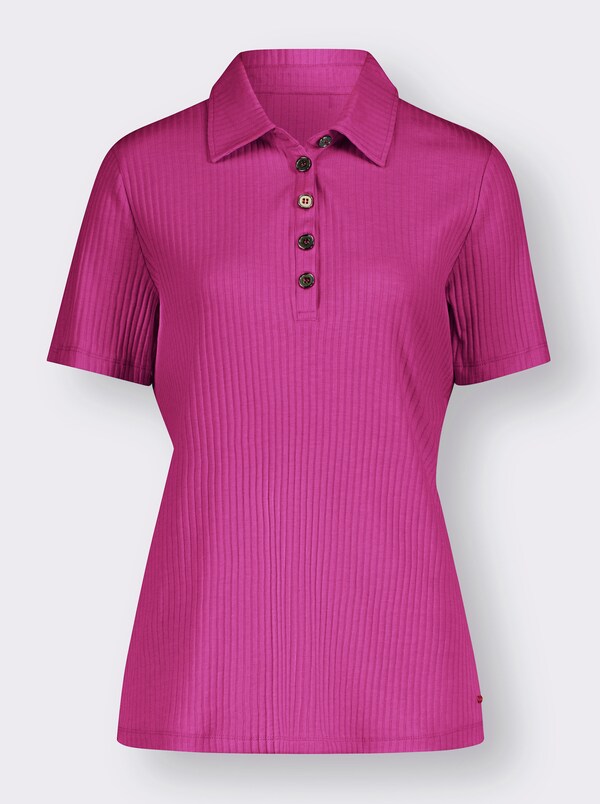 patrizia dini by heine Poloshirt met stretch magenta