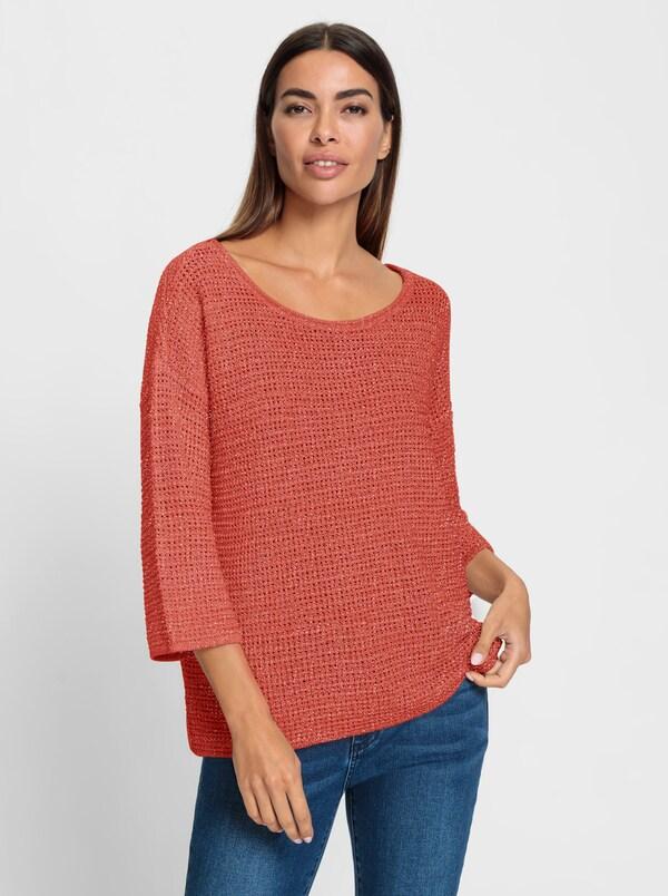 patrizia dini by heine Pullover met ronde hals terra