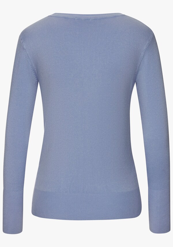 Patrizia Dini By Heine Pullover Met V-hals Lichtblauw