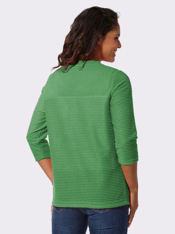 Patrizia Dini By Heine Set Shirts Van Structuurmateriaal Appel