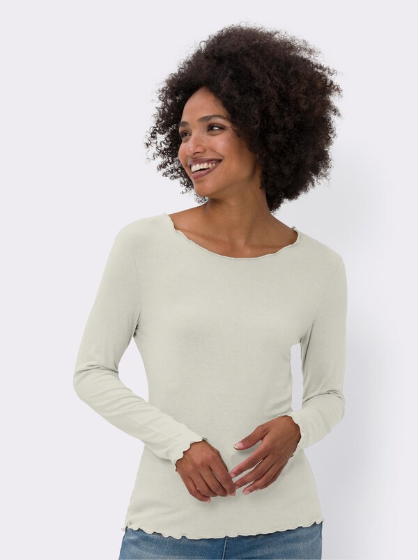 Patrizia Dini By Heine Set Shirts Van Viscose Beige/ecru