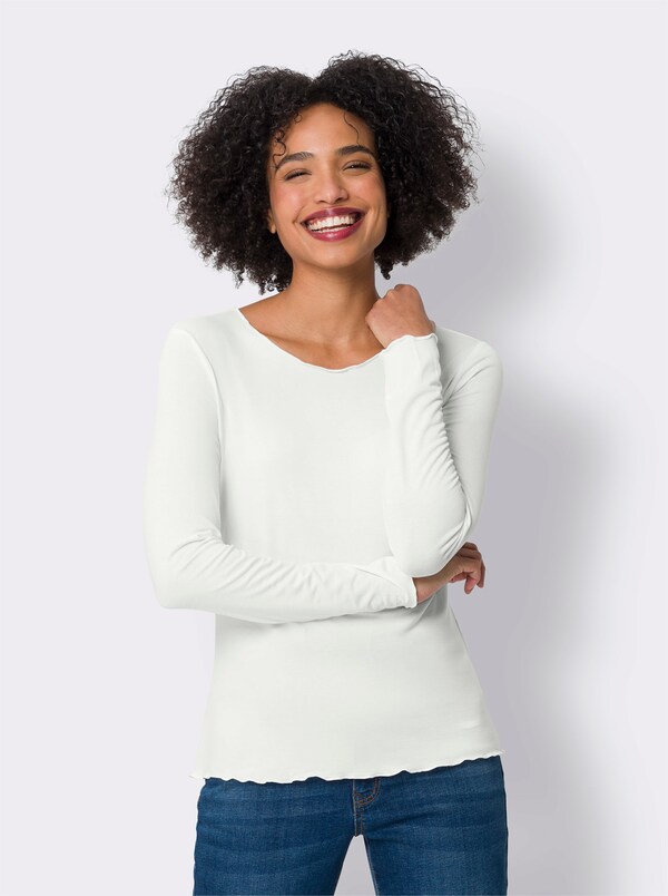 patrizia dini by heine Set shirts van viscose rood/ecru