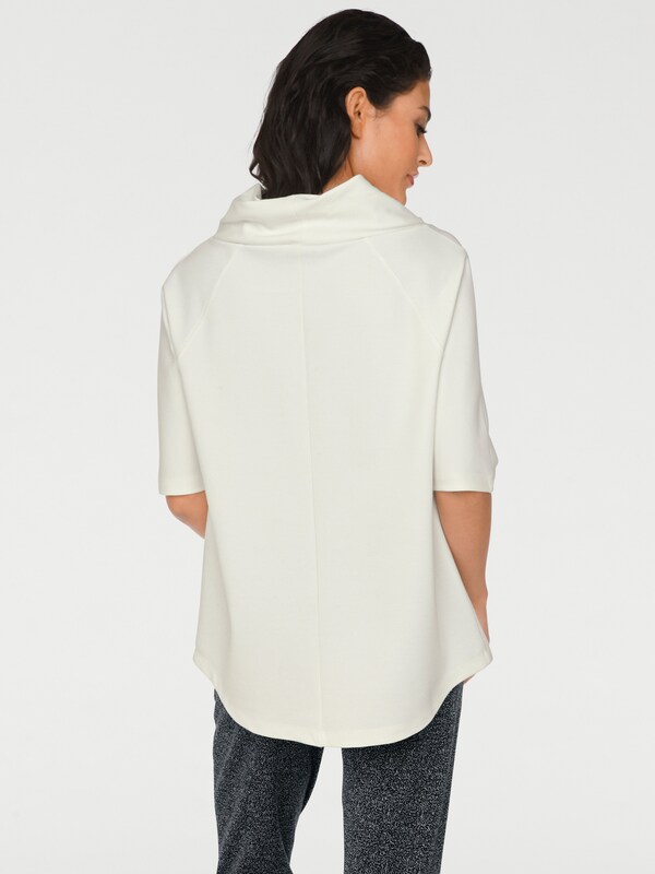 Patrizia Dini By Heine Shirt Met 3/4-mouwen En Langer Rugpand Ecru