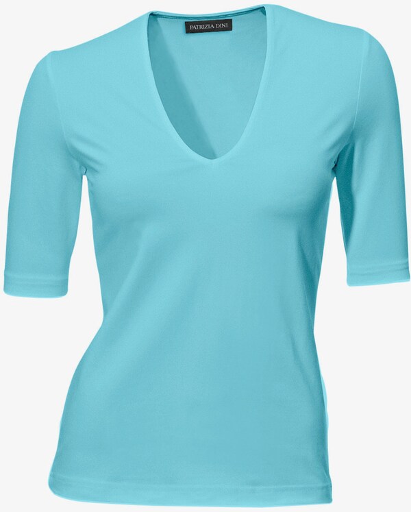 Patrizia Dini By Heine Shirt Met Halflange Mouwen Turquoise