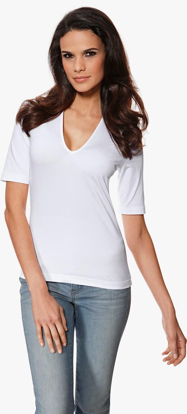 patrizia dini by heine Shirt met halflange mouwen wit