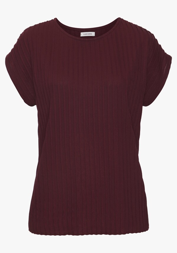 Patrizia Dini By Heine Shirt Met Korte Mouwen Bordeaux