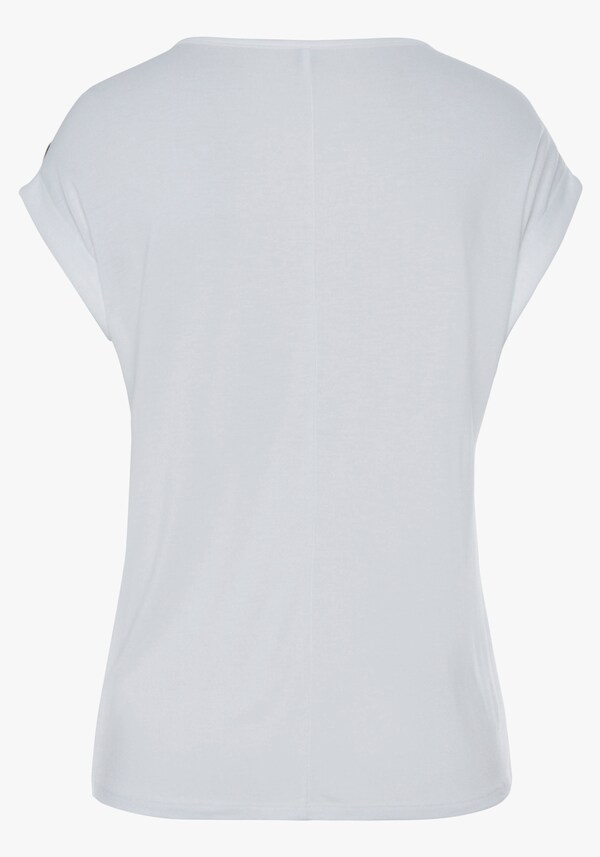 Patrizia Dini By Heine Shirt Met Korte Mouwen Crème