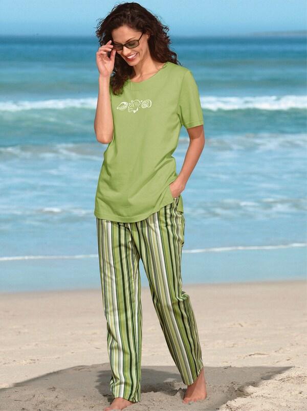 patrizia dini by heine Shirt met korte mouwen en schelpenprint pistache