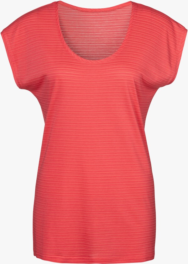 Patrizia Dini By Heine Shirt Met Korte Mouwen Koraal Crème