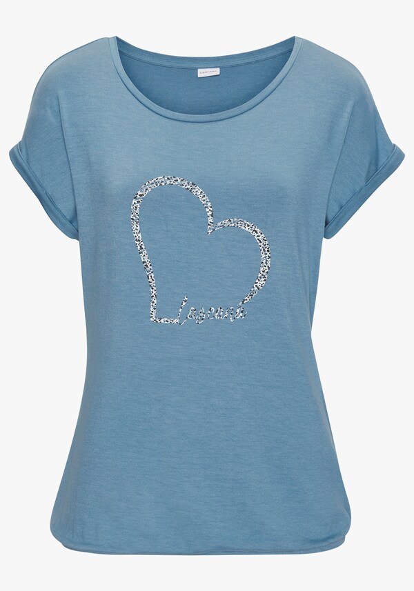 Patrizia Dini By Heine Shirt Met Korte Mouwen Lichtblauw