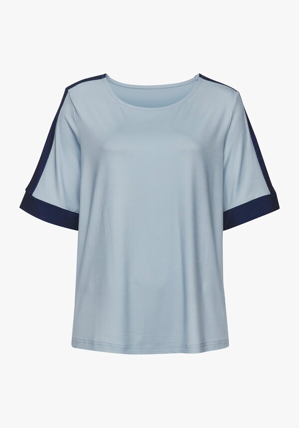 Patrizia Dini By Heine Shirt Met Korte Mouwen Lichtblauw/marine