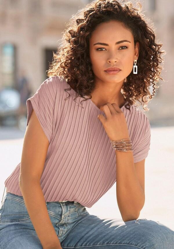 patrizia dini by heine Shirt met korte mouwen mauve