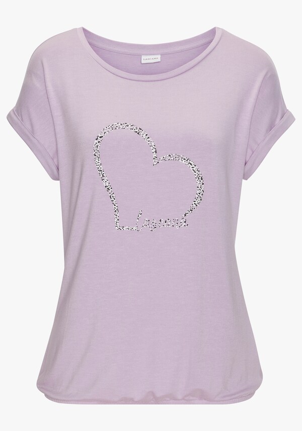 Patrizia Dini By Heine Shirt Met Korte Mouwen Paars