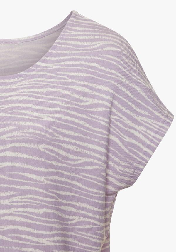 Patrizia Dini By Heine Shirt Met Korte Mouwen Paars