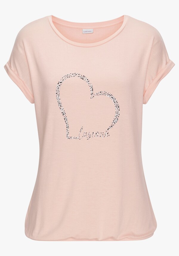 Patrizia Dini By Heine Shirt Met Korte Mouwen Peach