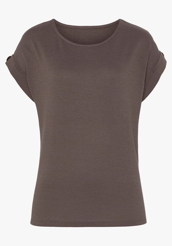 Patrizia Dini By Heine Shirt Met Korte Mouwen Taupe