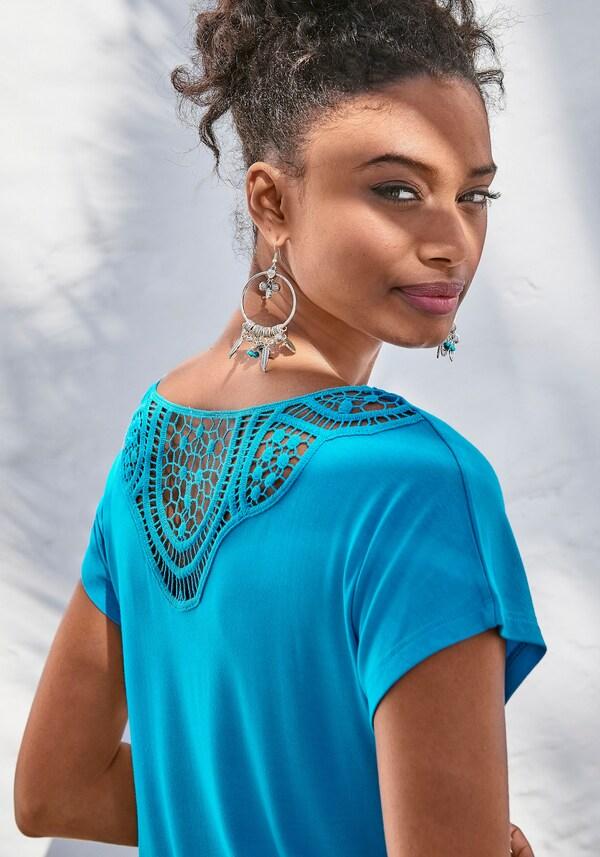 patrizia dini by heine Shirt met korte mouwen turquoise