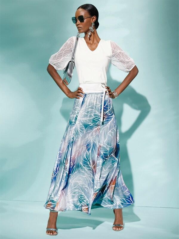 patrizia dini by heine Shirt met korte transparante pofmouwen ecru