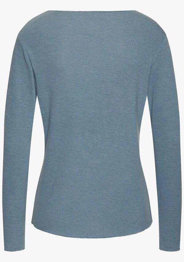 Patrizia Dini By Heine Shirt Met Lange Mouwen Lichtblauw