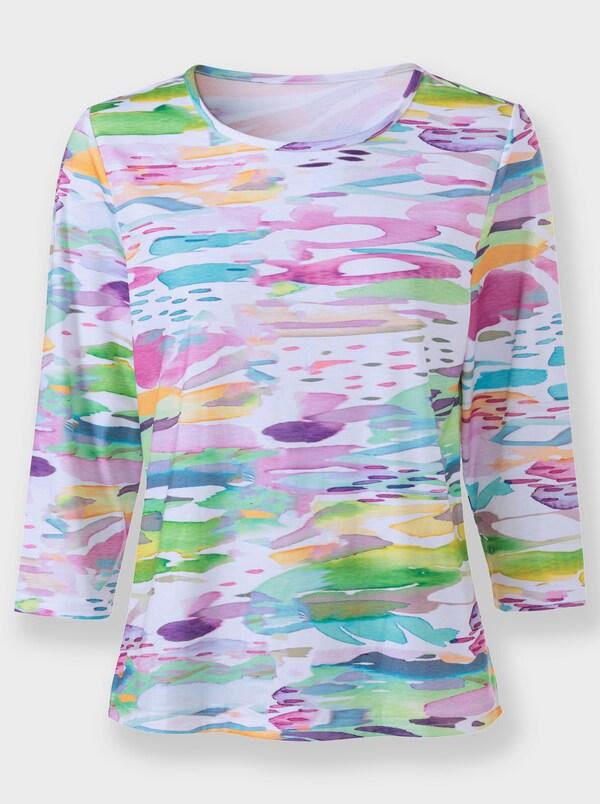 Patrizia Dini By Heine Shirt Met Print En 3/4-mouwen Wit Geprint