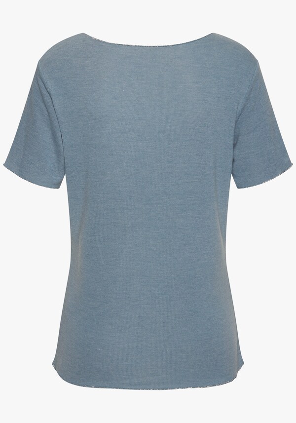 Patrizia Dini By Heine Shirt Met Ronde Hals Lichtblauw