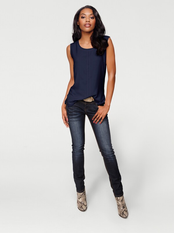 patrizia dini by heine Shirttop in laagjeslook marine