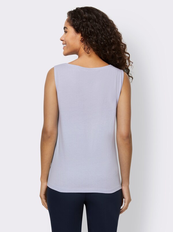 Patrizia Dini By Heine Shirttop Met Kantapplicatie Lichtblauw