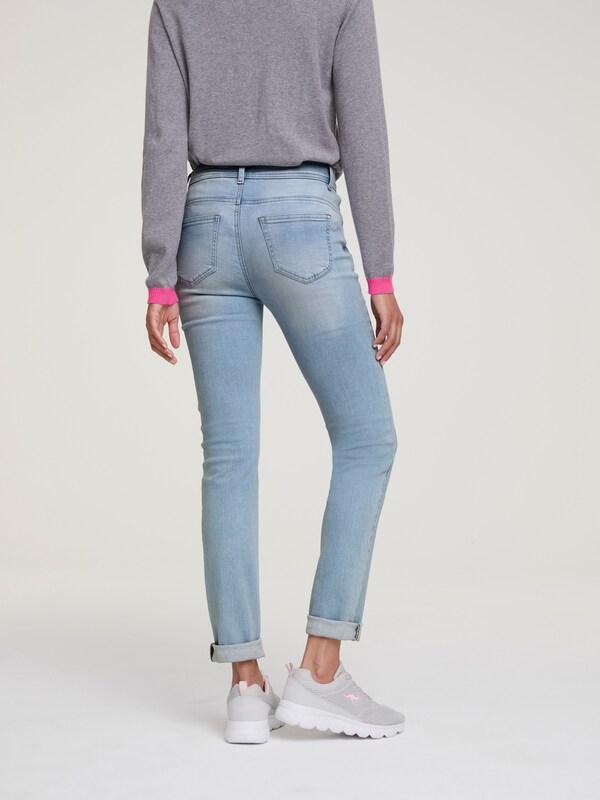 Patrizia Dini By Heine Skinny Jeans Met Inzet Van Power Mesh Bleached
