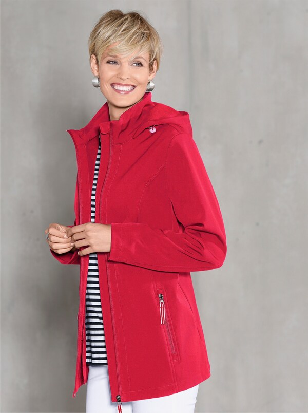 patrizia dini by heine Softshell-jack winddicht ademend rood
