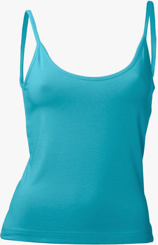 Patrizia Dini By Heine Spaghettitop Met Nauwsluitende Snit Aqua