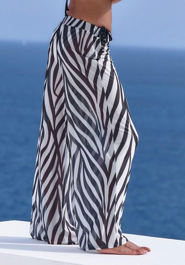 Patrizia Dini By Heine Strandbroek Zwart/crème Bedrukt