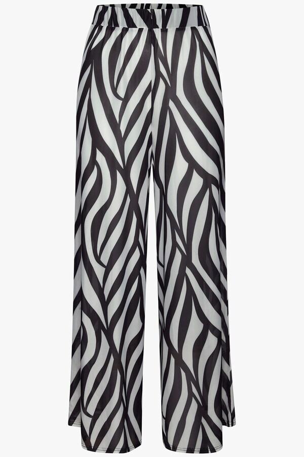 Patrizia Dini By Heine Strandbroek Zwart/crème Bedrukt