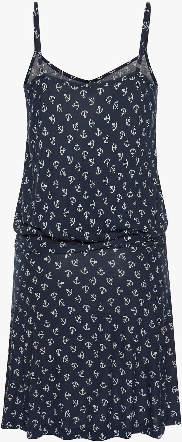 Patrizia Dini By Heine Strandjurk Blauw/wit Geprint