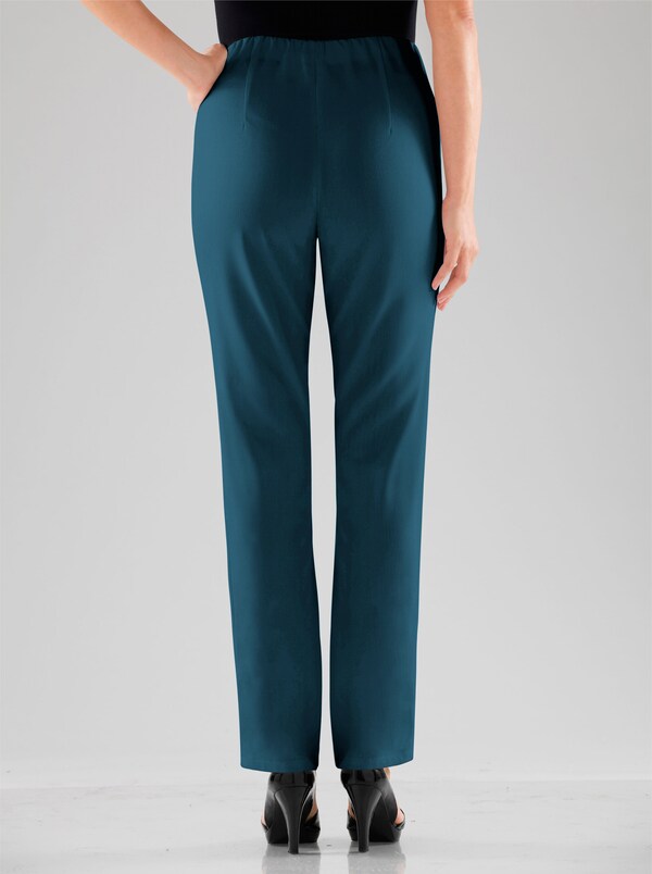 Patrizia Dini By Heine Stretchbroek Met Comfortband Aan De Binnenzijde Petrol