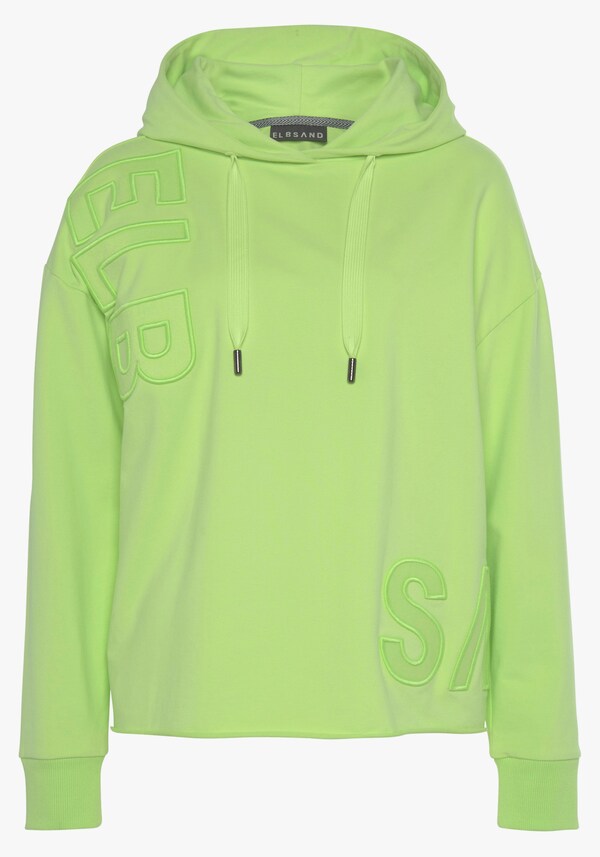 Patrizia Dini By Heine Sweatshirt Met Capuchon Limoen