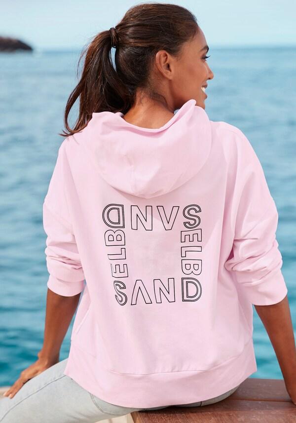 Patrizia Dini By Heine Sweatshirt Met Capuchon Roze