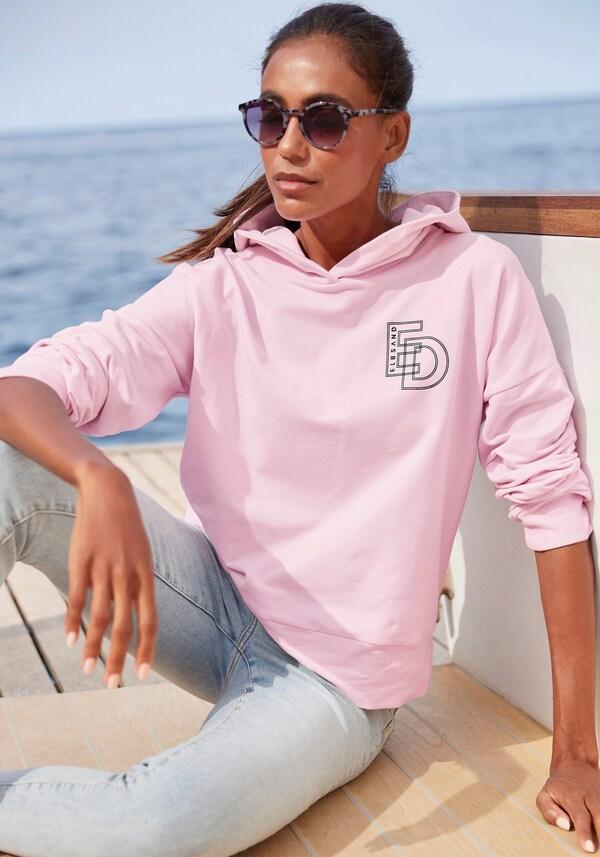 patrizia dini by heine Sweatshirt met capuchon roze