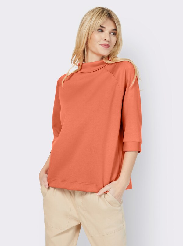 patrizia dini by heine Sweatshirt met opstaande kraag papaya