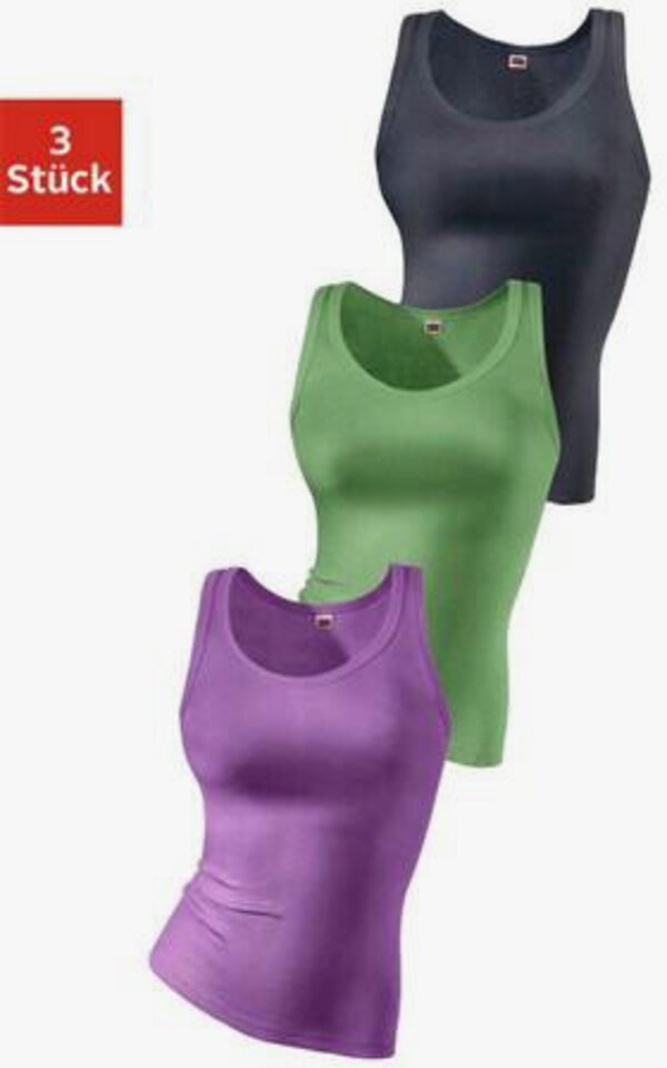 patrizia dini by heine Tanktop lila groen antraciet