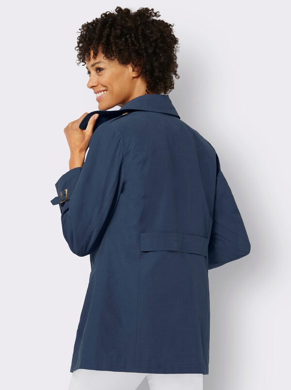 Patrizia Dini By Heine Trenchcoat Met Split Achter Donkerblauw