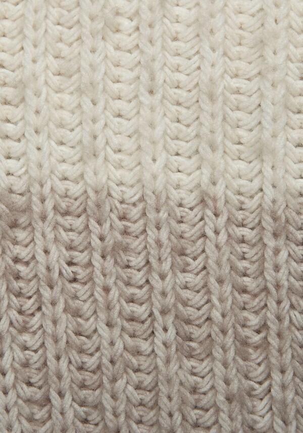 Patrizia Dini By Heine Trui Met Opstaande Kraag Beige/taupe