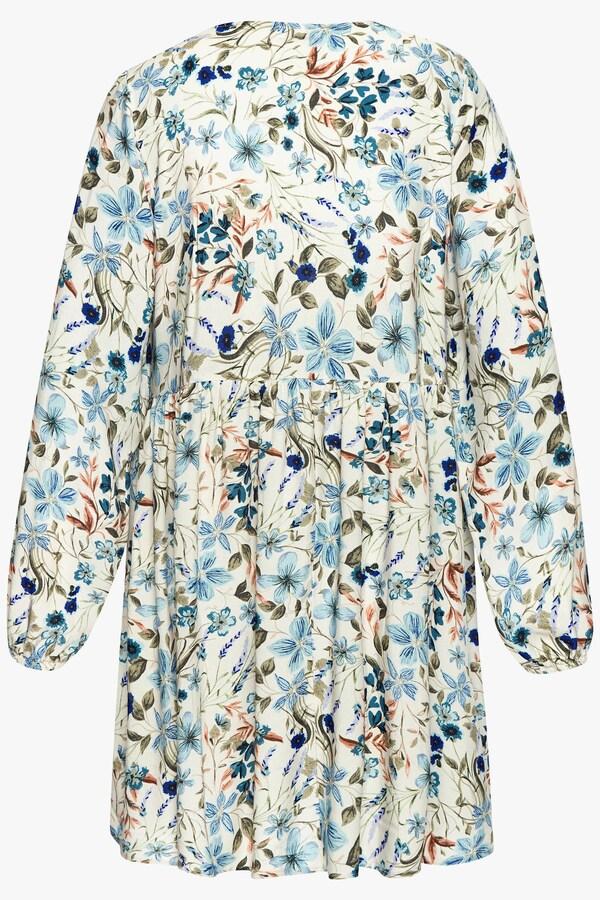 Patrizia Dini By Heine Tuniekjurk Crème/blauw Bedrukt